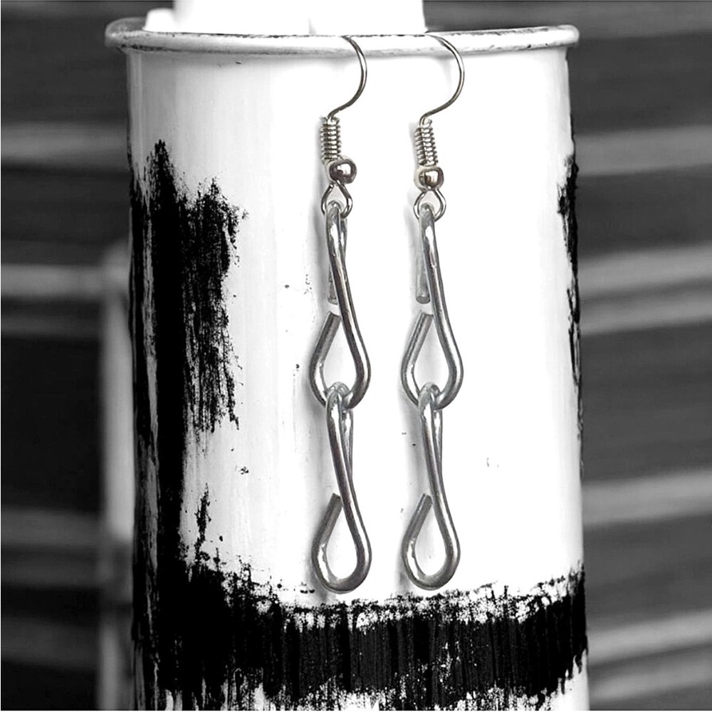 5 For $25💫Silver Punk Chain Dangles